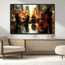 Jazz Wall Art Canvas Print – Colorful Musical Instrument