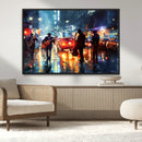 African American Jazz Canvas Wall Art Print – Abstract Music