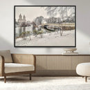The Bow Bridge in Central Park Canvas, The Bow Bridge Canvas by MyGreatCanvas | Canvas Wall Art Prints | Photo Prints & Wall Decor