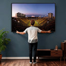 Iowa Hawkeyes Kinnick Stadium Wall Art Canvas Print, Framed