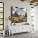 Rustic Autumn Farmhouse Wall Art Canvas Print – Serene