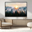 Abstract Forest Wall Art - Serene Nature Canvas Print with by MyGreatCanvas | Canvas Wall Art Prints | Photo Prints & Wall Decor