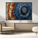Framed Abstract Tree Ring Wall Art Print Natural Rustic Wood by MyGreatCanvas | Canvas Wall Art Prints | Photo Prints & Wall Decor