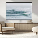 Ocean Waves Wall Art Canvas Print – Framed Surfer Lineup by MyGreatCanvas | Canvas Wall Art Prints | Photo Prints & Wall Decor