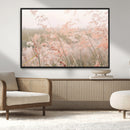 Pastel Grasses Wall Art Canvas Print – Framed Soft Meadow