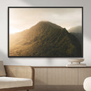 Mountain Wall Art – Framed Sunset Landscape Canvas Artwork, by MyGreatCanvas | Canvas Wall Art Prints | Photo Prints & Wall Decor