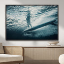 Underwater Surf Wall Art – Framed Ocean Wave Canvas Artwork, by MyGreatCanvas | Canvas Wall Art Prints | Photo Prints & Wall Decor