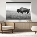 Bison Wall Art Canvas Print – Framed Rustic Wildlife Scene by MyGreatCanvas | Canvas Wall Art Prints | Photo Prints & Wall Decor