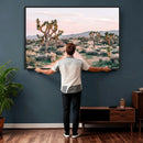 Joshua Tree Park Wall Art Canvas Print – Framed Desert Road by MyGreatCanvas | Canvas Wall Art Prints | Photo Prints & Wall Decor