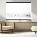 Monochrome Swimming Wall Art Canvas Print – Framed Ocean by MyGreatCanvas | Canvas Wall Art Prints | Photo Prints & Wall Decor