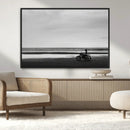 Motorcycle Beach Wall Art Canvas Print – Framed Vintage by MyGreatCanvas | Canvas Wall Art Prints | Photo Prints & Wall Decor