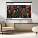 Modern Japanese Wall Art Canvas Print – Framed Abstract