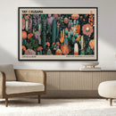 Yayoi Kusama Art Print Canvas – Abstract Mount Fuji Japanese