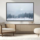 Winter Forest Wall Art Canvas Print – Framed Snowy Landscape by MyGreatCanvas | Canvas Wall Art Prints | Photo Prints & Wall Decor