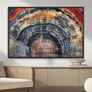 Tree Rings Wall Art Canvas Print – Framed Wood Art Picture by MyGreatCanvas | Canvas Wall Art Prints | Photo Prints & Wall Decor