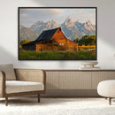 Rustic Barn Wall Art Canvas Print – Framed Grand Teton Park by MyGreatCanvas | Canvas Wall Art Prints | Photo Prints & Wall Decor