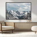 Snowy Peaks Wall Art Canvas Print – Alpine Wilderness