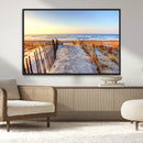Ocean Sunset Wall Art Canvas Print – Nautical Beach
