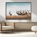 Elk Herd Wall Art Canvas Print – Framed Wildlife Photography by MyGreatCanvas | Canvas Wall Art Prints | Photo Prints & Wall Decor