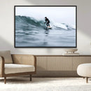 Surfer on Wave Wall Art Canvas Print – Framed Ocean by MyGreatCanvas | Canvas Wall Art Prints | Photo Prints & Wall Decor