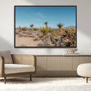 Joshua Tree Wall Art Canvas Print – Framed Desert Landscape