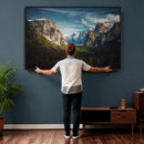 Yosemite National Park Canvas Wall Art – Framed Mountain by MyGreatCanvas | Canvas Wall Art Prints | Photo Prints & Wall Decor