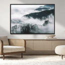 Foggy Forest Landscape Wall Art Canvas Print – Misty by MyGreatCanvas | Canvas Wall Art Prints | Photo Prints & Wall Decor