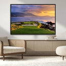 Pebble Beach Golf Wall Art Canvas Print – Iconic Coastal by MyGreatCanvas | Canvas Wall Art Prints | Photo Prints & Wall Decor