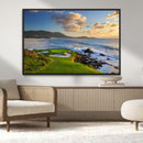 Pebble Beach Golf Links Wall Art Canvas Print – Iconic by MyGreatCanvas | Canvas Wall Art Prints | Photo Prints & Wall Decor