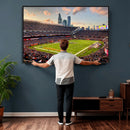 Chicago Bears Soldiers Field Wall Art Canvas Print – Framed