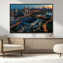 Chicago Bears Soldiers Field Wall Art Canvas Print – Framed