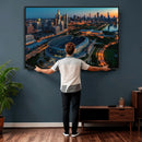 Chicago Bears Soldiers Field Wall Art Canvas Print – Framed