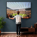 Cleveland Browns Stadium Wall Art Canvas Print – Framed NFL