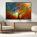 Yggdrasil Tree of Life Mosaic Stained Glass Wall Art, Tree by MyGreatCanvas | Canvas Wall Art Prints | Photo Prints & Wall Decor