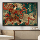 Tsukioka Yoshitoshi Samurai Wall Art – Japanese Katana by MyGreatCanvas | Canvas Wall Art Prints | Photo Prints & Wall Decor