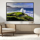 Ocean Waves Crashing Wall Art Canvas Print – Dramatic Rocky by MyGreatCanvas | Canvas Wall Art Prints | Photo Prints & Wall Decor