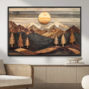 Wood Mountain Wall Art Canvas Print – Layered Forest and by MyGreatCanvas | Canvas Wall Art Prints | Photo Prints & Wall Decor