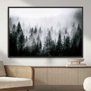 Foggy Pine Forest Canvas Wall Art by MyGreatCanvas | Canvas Wall Art Prints | Photo Prints & Wall Decor
