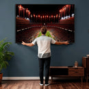 Tennessee Neyland Stadium Wall Art, Sports Arena Canvas