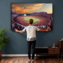 Dooley Stadium Wall Art, Sports Arena Canvas Print, Dooley