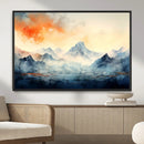Warm Clouds Abstract Mountain Wall Art, Modern Landscape by MyGreatCanvas | Canvas Wall Art Prints | Photo Prints & Wall Decor