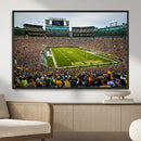 Green Bay Packers Lambeau Field Stadium Wall Art Canvas by MyGreatCanvas | Canvas Wall Art Prints | Photo Prints & Wall Decor