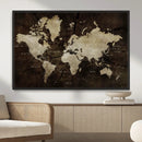 Vibrant Watercolor World Map Wall Art – Stunning Multicolor by MyGreatCanvas | Canvas Wall Art Prints | Photo Prints & Wall Decor