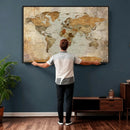World Map Canvas Print – Detailed Map of the World Wall Art by MyGreatCanvas | Canvas Wall Art Prints | Photo Prints & Wall Decor