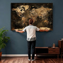 World Map Canvas Print, Modern Decorative Framed Map Artwork by MyGreatCanvas | Canvas Wall Art Prints | Photo Prints & Wall Decor