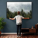 Misty Mountain Forest Wall Art Canvas Print by MyGreatCanvas | Canvas Wall Art Prints | Photo Prints & Wall Decor
