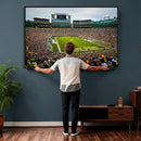 Green Bay Packers Stadium Wall Art Canvas Print, Lambeau