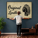 Original Landlords Wall Art Canvas Print, Native American by MyGreatCanvas | Canvas Wall Art Prints | Photo Prints & Wall Decor