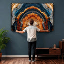 Abstract Wood Grain Canvas Print, Tree Ring Pattern Wall by MyGreatCanvas | Canvas Wall Art Prints | Photo Prints & Wall Decor