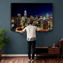 Atlanta Skyline Wall Art Canvas Print – Modern Cityscape by MyGreatCanvas | Canvas Wall Art Prints | Photo Prints & Wall Decor